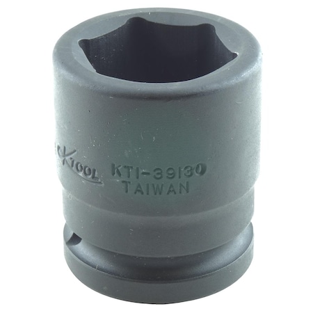 K-Tool International 3/4" Drive, 30mm Size, Metric Socket, 6 Points, Socket 3/4"Dr, Metric Impact Short 30mm KTI-39130